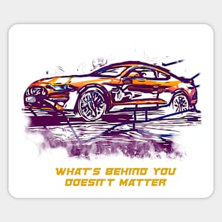 Racing series car Sticker